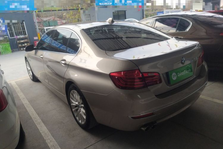 Used BMW 5 Series 2014 525Li Luxury Design Package Rear Left 45 Deg