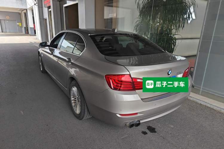 Used BMW 5 Series 2014 525Li Leading Model Rear Left 45 Deg