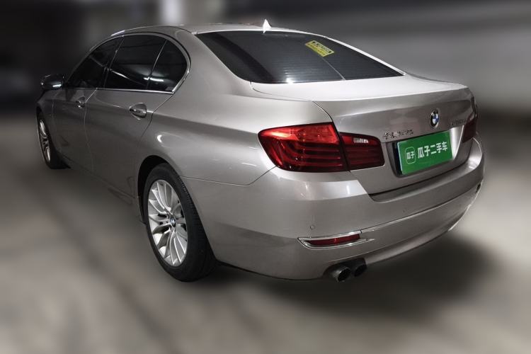 Used BMW 5 Series 2014 525Li Luxury Design Package Rear Left 45 Deg