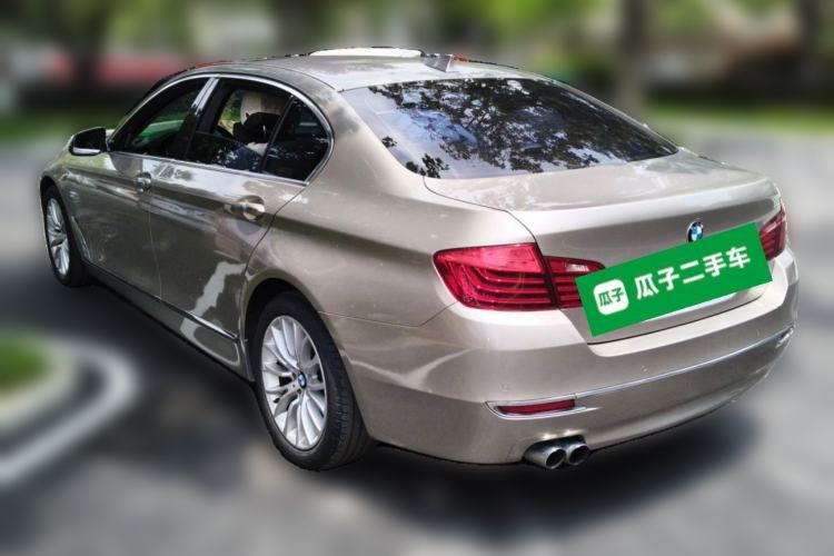 Used BMW 5 Series 2014 525Li Luxury Design Package Rear Left 45 Deg