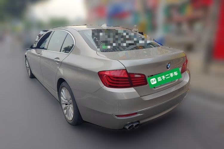 Used BMW 5 Series 2014 525Li Luxury Design Package Rear Left 45 Deg