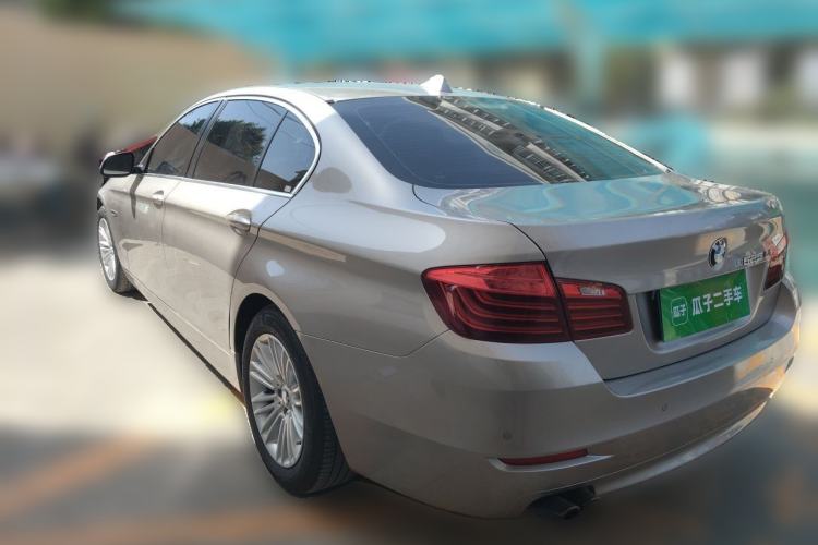 Used BMW 5 Series 2014 525Li Leading Model Rear Left 45 Deg