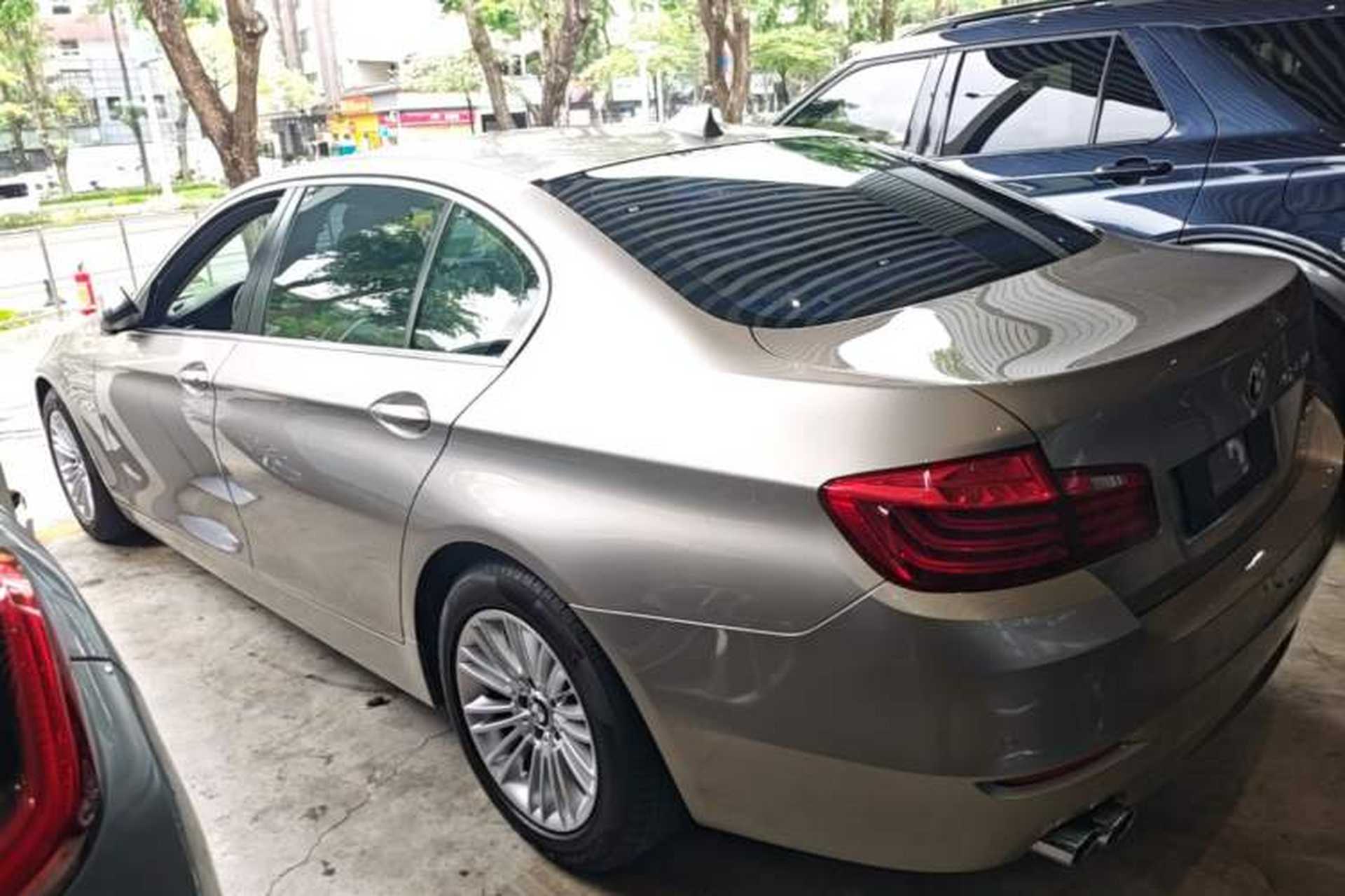 Used BMW 5 Series 2014 525Li Leading Model Rear Left 45 Deg