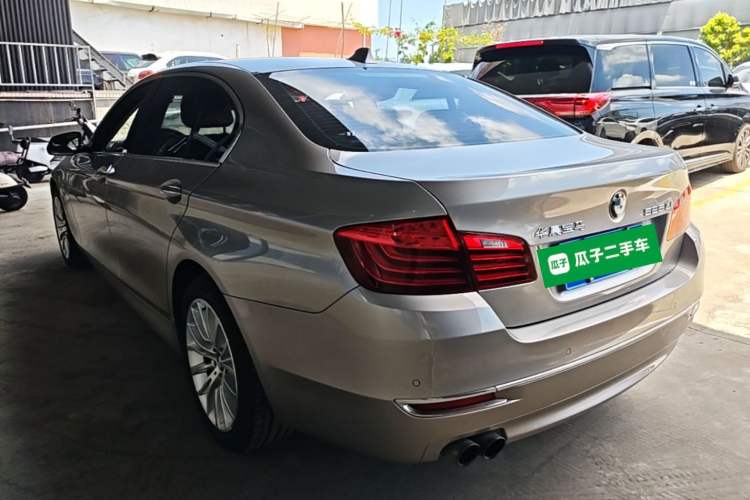 Used BMW 5 Series 2014 525Li Luxury Design Package Rear Left 45 Deg