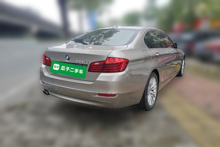 Used BMW 5 Series 2014 525Li Luxury Design Package Rear Right 45 Deg