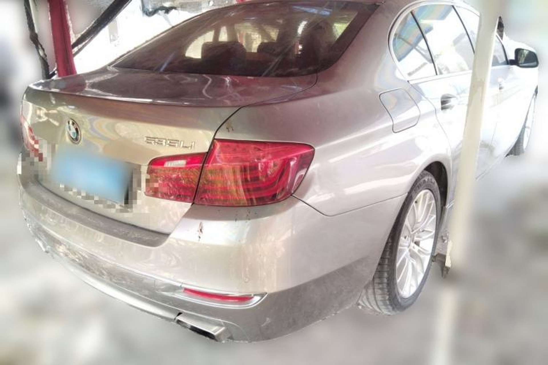 Used BMW 5 Series 2014 525Li Luxury Design Package Rear Right 45 Deg