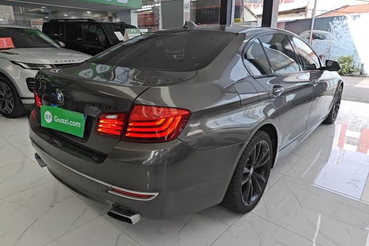 Used BMW 5 Series 2014 535Li Leading Model Rear Right 45 Deg