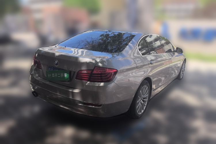 Used BMW 5 Series 2014 525Li Luxury Design Package Rear Right 45 Deg