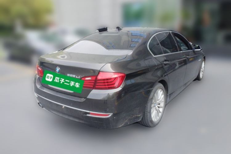 Used BMW 5 Series 2014 528Li xDrive Luxury Design Package Rear Right 45 Deg