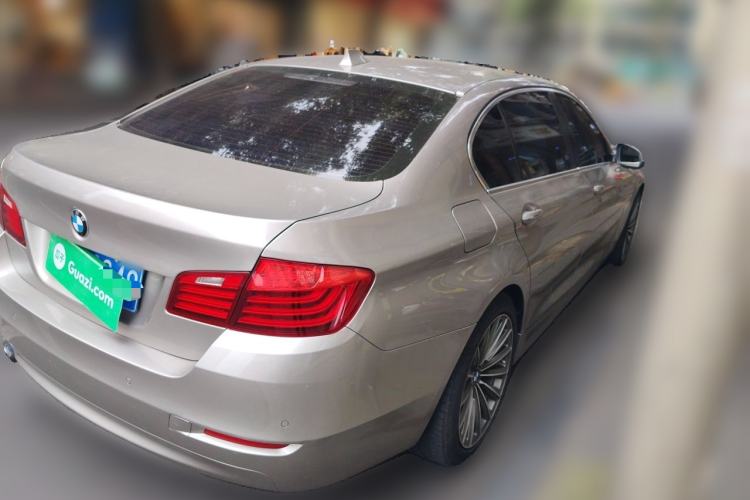 Used BMW 5 Series 2014 525Li Leading Model Rear Right 45 Deg