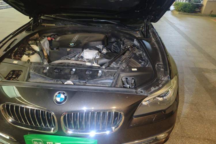 Used BMW 5 Series 2014 525Li Luxury Design Package Engine Bay Left
