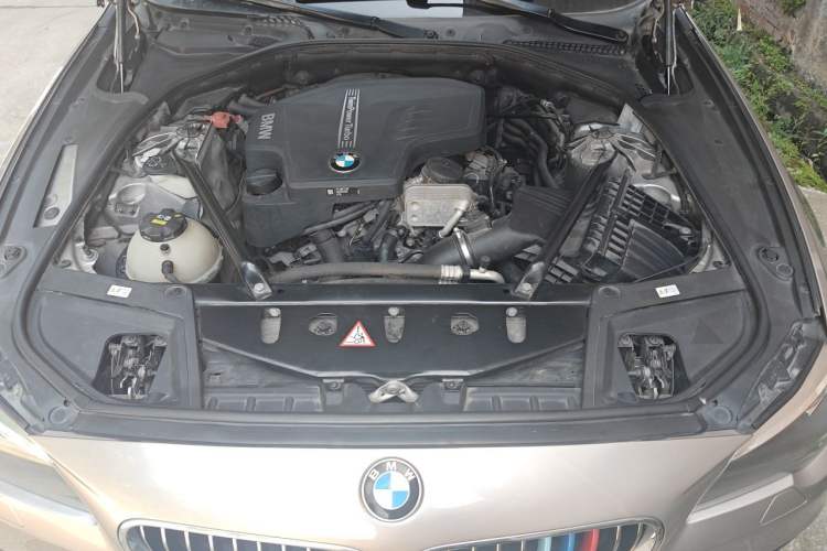 Used BMW 5 Series 2014 520Li Elegant Model Engine Bay