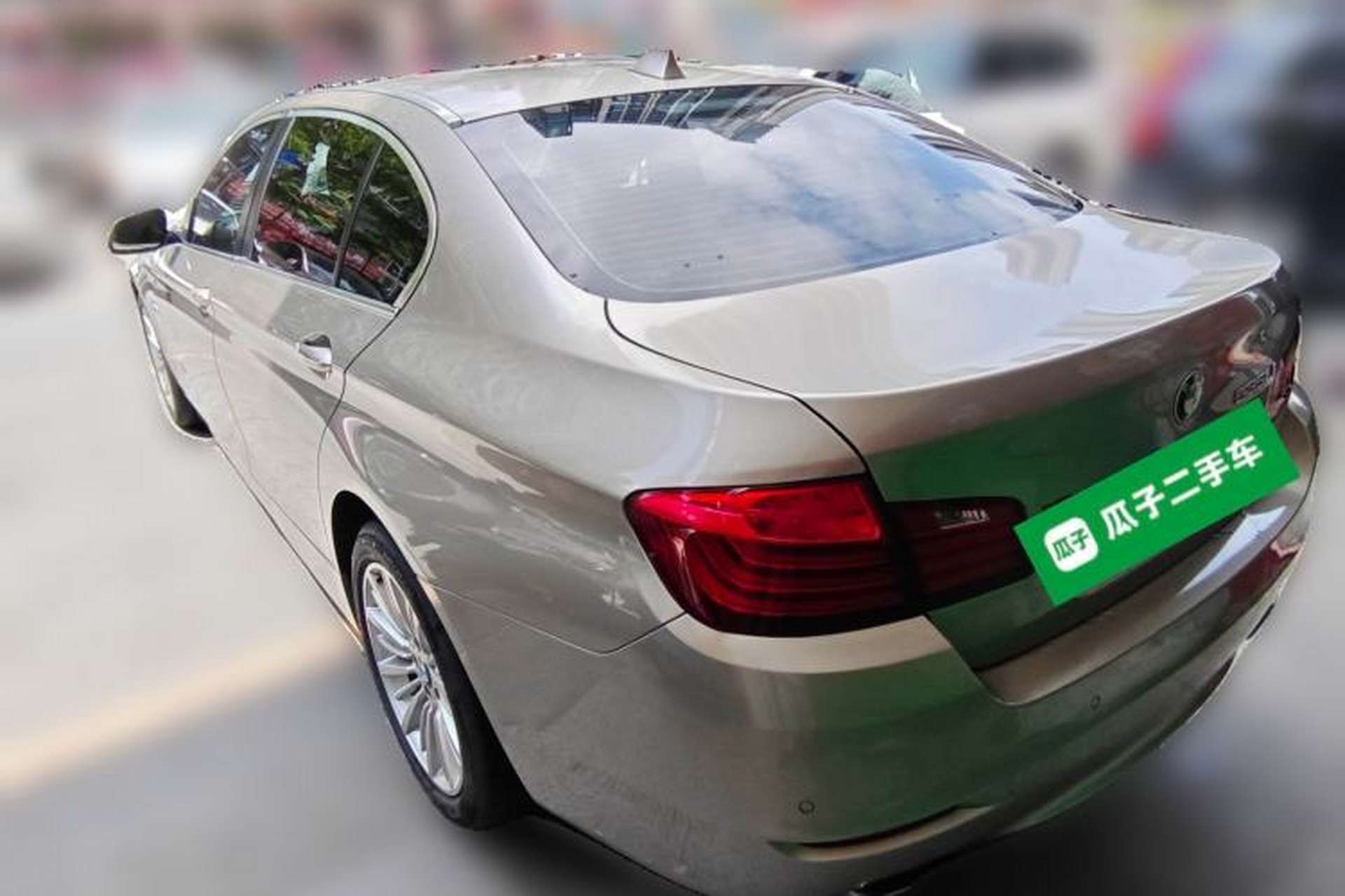 Used BMW 5 Series 2014 535Li Leading Model Rear Left 45 Deg