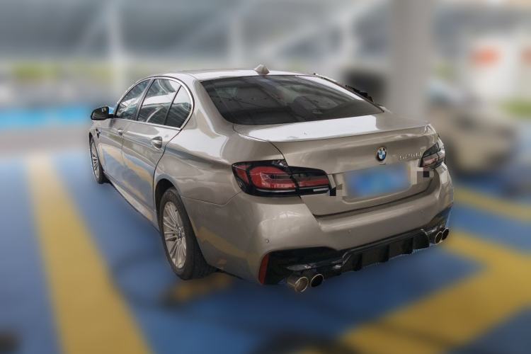 Used BMW 5 Series 2014 525Li Leading Model Rear Left 45 Deg