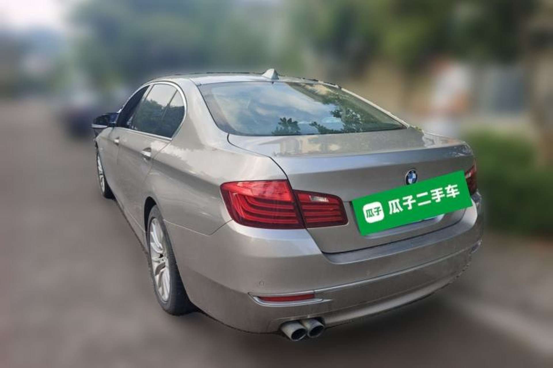 Used BMW 5 Series 2014 525Li Luxury Design Package Rear Left 45 Deg