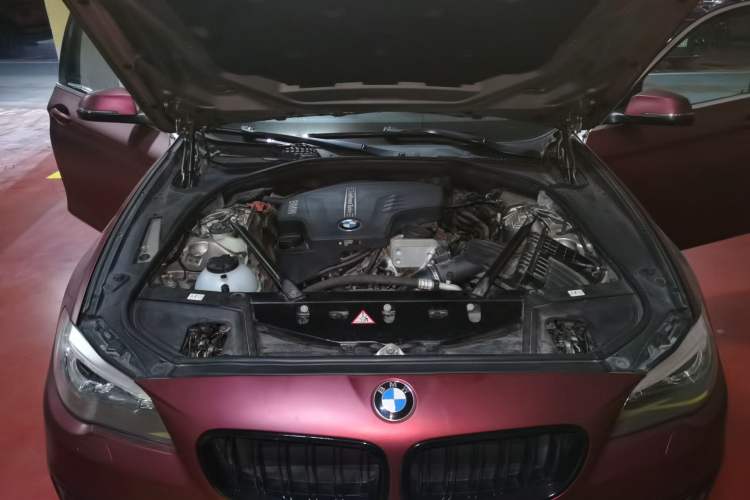 Used BMW 5 Series 2014 520Li Elegant Model Engine Bay
