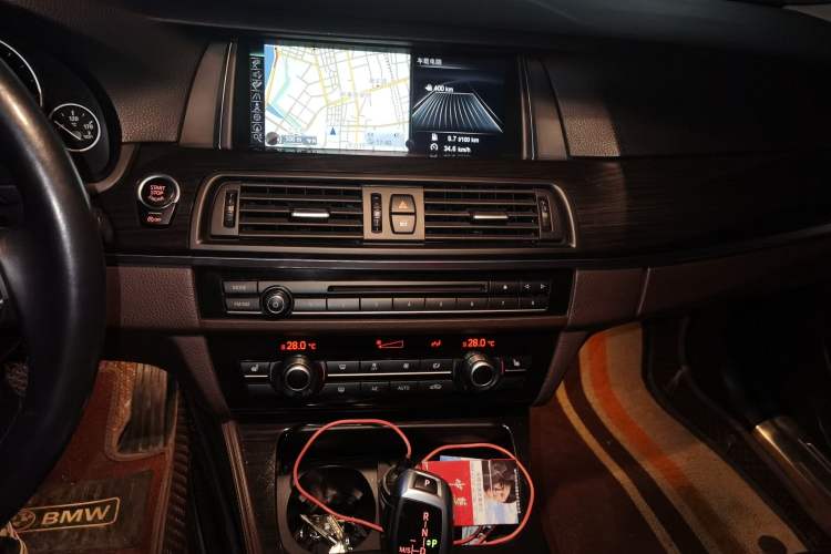 Used BMW 5 Series 2014 525Li Luxury Design Package Audio And AC Panel