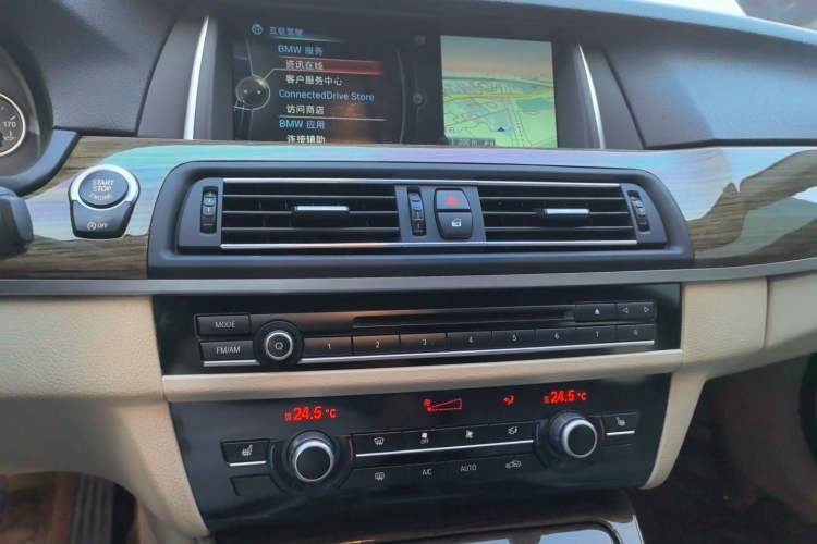 Used BMW 5 Series 2014 525Li Fashion Design Package Audio And AC Panel