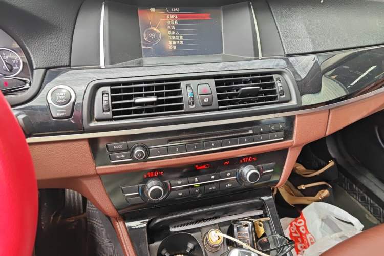 Used BMW 5 Series 2014 520Li Elegant Model Audio And AC Panel