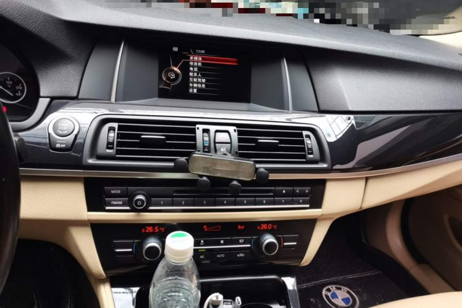 Used BMW 5 Series 2014 520Li Elegant Model Audio And AC Panel
