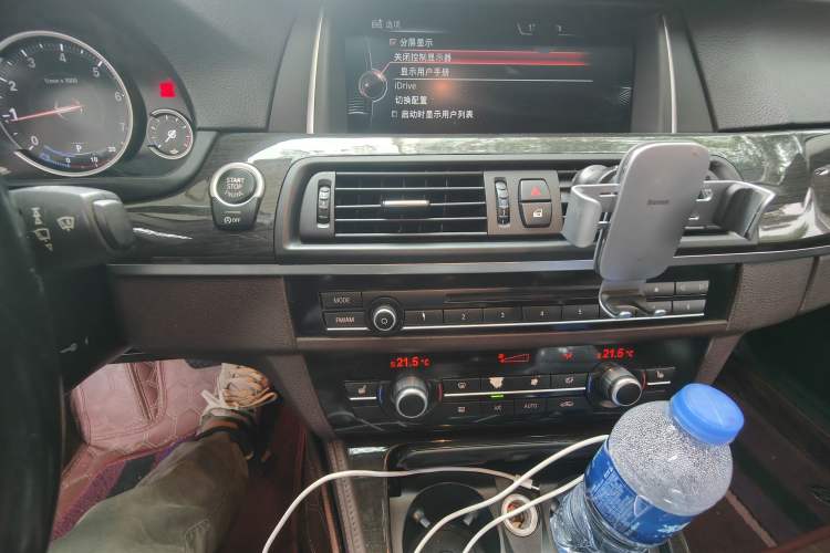 Used BMW 5 Series 2014 525Li Luxury Design Package Audio And AC Panel