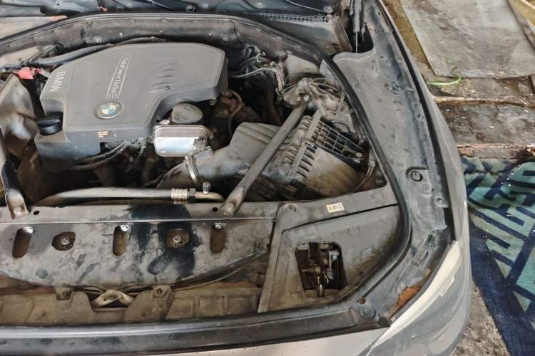 Used BMW 5 Series 2014 525Li Leading Model Engine Bay Left
