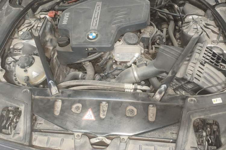 Used BMW 5 Series 2014 520Li Elegant Model Engine Bay