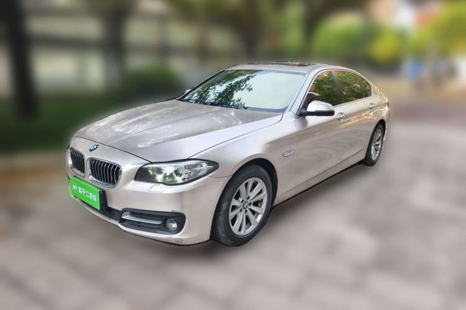 Used BMW 5 Series 2014 520Li Elegant Model Front Left 45 Deg