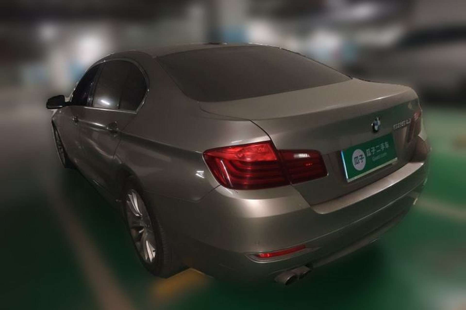 Used BMW 5 Series 2014 525Li Luxury Design Package Rear Left 45 Deg