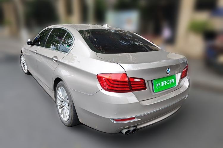 Used BMW 5 Series 2014 525Li Luxury Design Package Rear Left 45 Deg