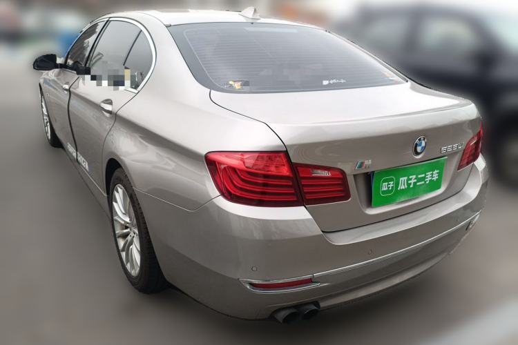 Used BMW 5 Series 2014 525Li Luxury Design Package Rear Left 45 Deg