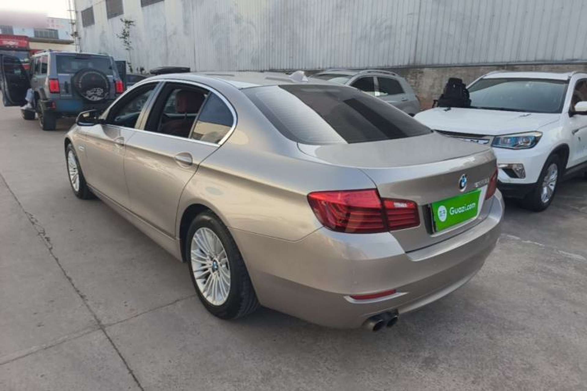 Used BMW 5 Series 2014 525Li Leading Model Rear Left 45 Deg