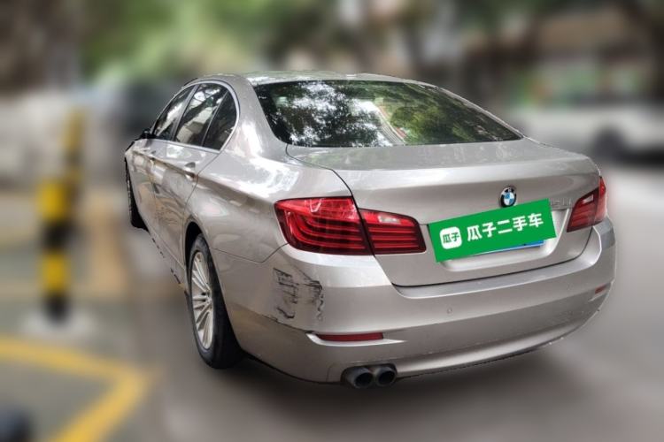 Used BMW 5 Series 2014 525Li Leading Model Rear Left 45 Deg