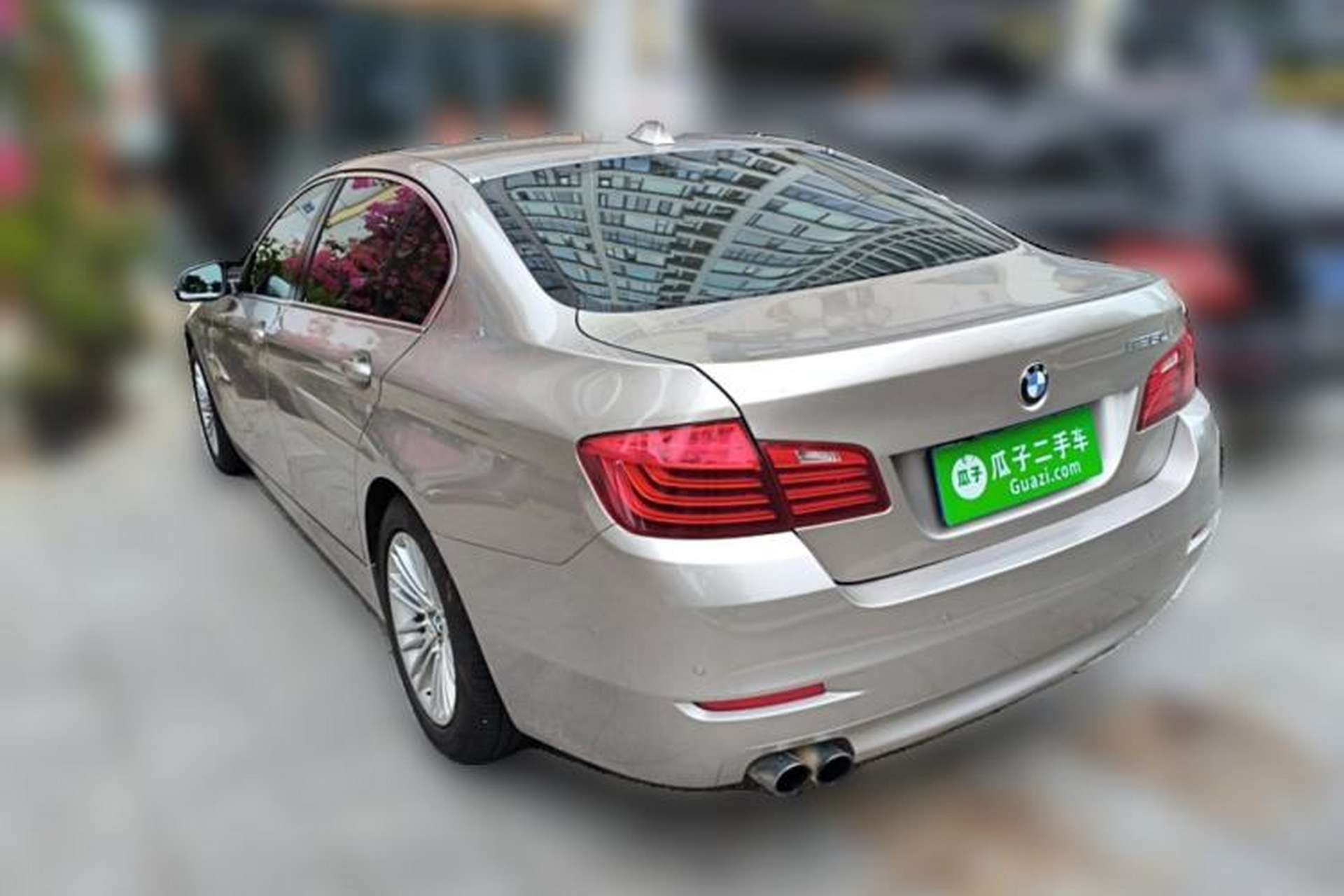 Used BMW 5 Series 2014 525Li Leading Model Rear Left 45 Deg