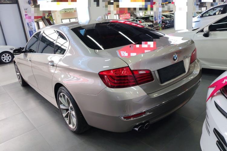 Used BMW 5 Series 2014 525Li Luxury Design Package Rear Left 45 Deg