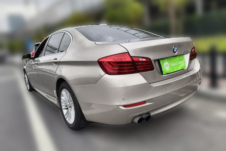 Used BMW 5 Series 2014 525Li Leading Model Rear Left 45 Deg