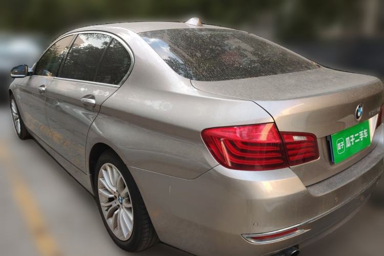 Used BMW 5 Series 2014 525Li Luxury Design Package Rear Left 45 Deg