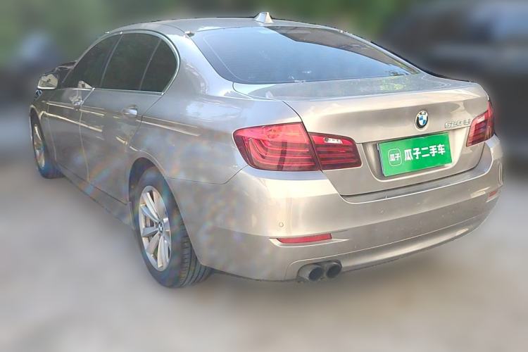 Used BMW 5 Series 2014 520Li Elegant Model Rear Left 45 Deg