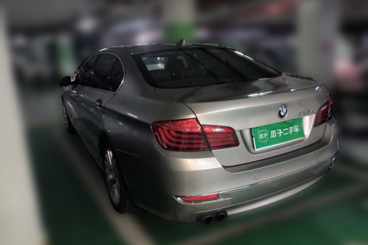 Used BMW 5 Series 2014 525Li Luxury Design Package Rear Left 45 Deg
