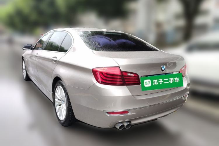 Used BMW 5 Series 2014 525Li Luxury Design Package Rear Left 45 Deg