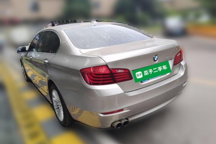 Used BMW 5 Series 2014 525Li Leading Model Rear Left 45 Deg