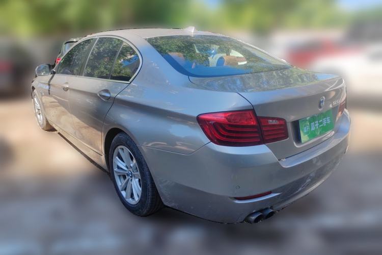 Used BMW 5 Series 2014 520i Elegant Edition Rear Left 45 Deg