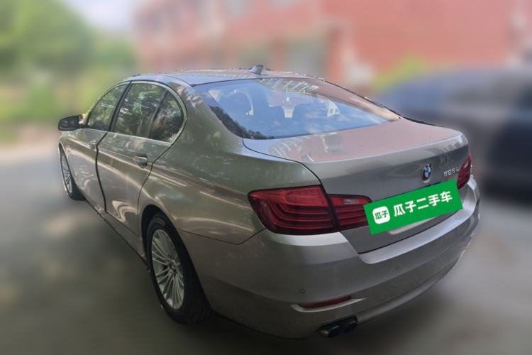 Used BMW 5 Series 2014 525Li Leading Model Rear Left 45 Deg