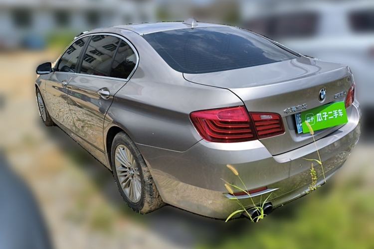 Used BMW 5 Series 2014 525Li Leading Model Rear Left 45 Deg