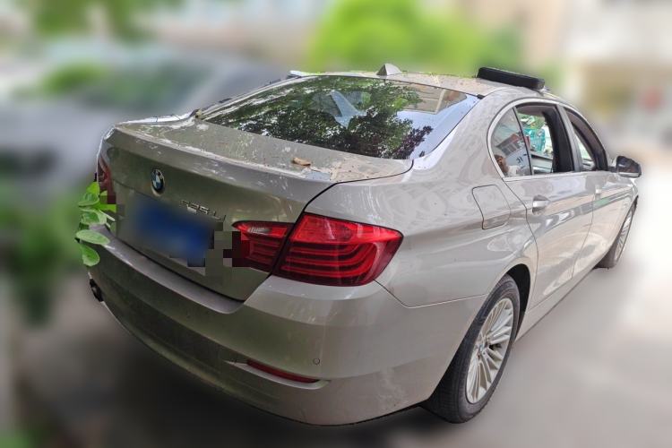 Used BMW 5 Series 2014 525Li Leading Model Rear Right 45 Deg