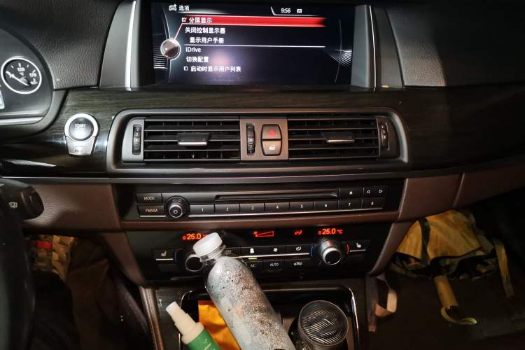 Used BMW 5 Series 2014 525Li Luxury Design Package Audio And AC Panel