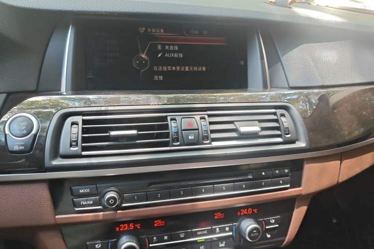 Used BMW 5 Series 2014 528Li Leading Model Audio And AC Panel