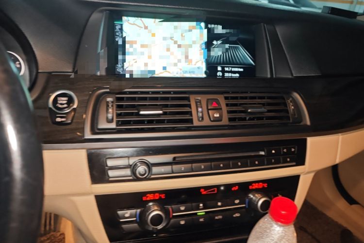 Used BMW 5 Series 2014 525Li Luxury Design Package Audio And AC Panel
