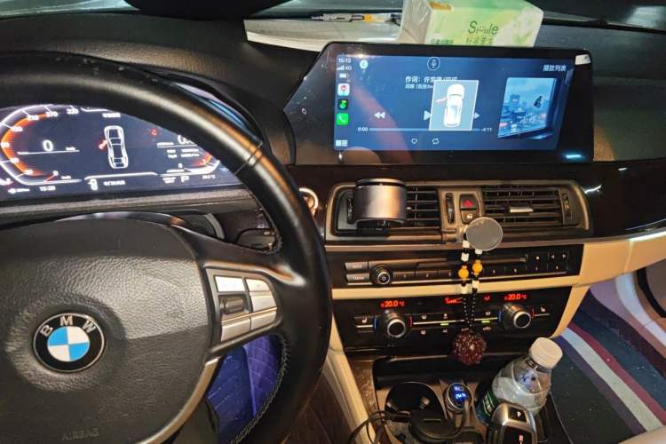 Used BMW 5 Series 2014 525Li Leading Model Audio And AC Panel