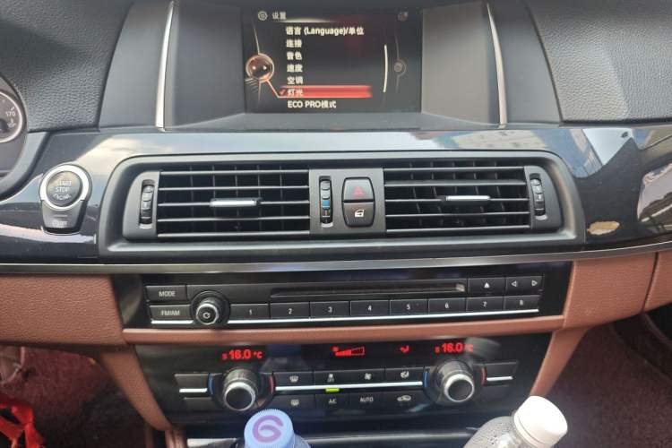 Used BMW 5 Series 2014 520Li Elegant Model Audio And AC Panel